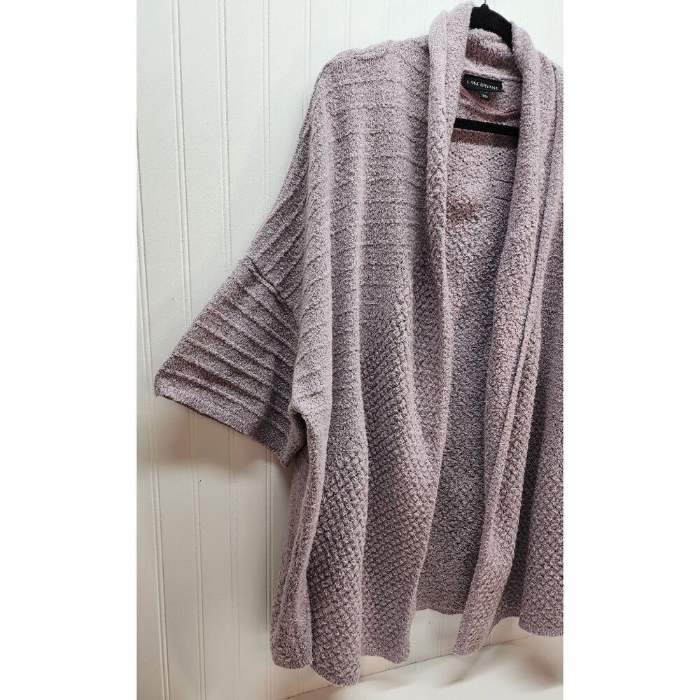 Lane Bryant Textured Knit Open-Front Cardigan 22/28